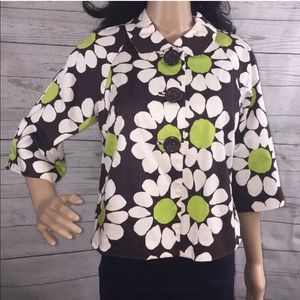 Catherine Stewart Retro Floral Print Jacket - New